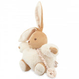 Peluche musicale patapouf - Lapin Crème 17 cm