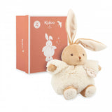 Peluche musicale patapouf - Lapin Crème 17 cm