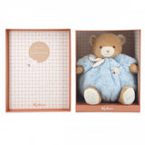 Peluche patapouf - Ours Bleu 25 cm