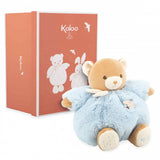 Peluche patapouf - Ours Bleu 25 cm