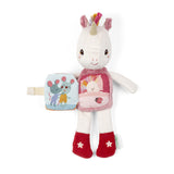 Livre en peluche phosphorescente - Lena la licorne