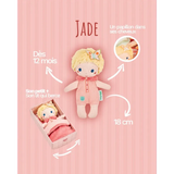 Mini bébé en tissu Jade 18 cm