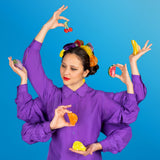 Pince à cheveux Orange