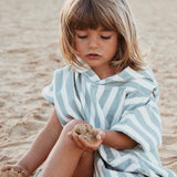 Poncho de bain 1/3 ans Suzon Blue Cloud - Rose in April