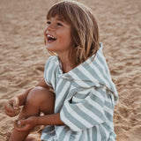 Poncho de bain 1/3 ans Suzon Blue Cloud - Rose in April
