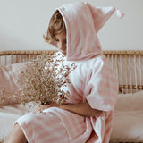 Poncho de bain 1/3 ans Suzon Light pink - Rose in April