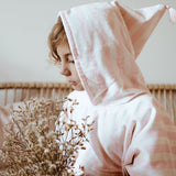 Poncho de bain 4/6 ans Rose clair
