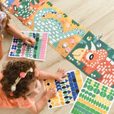 Poster créatif dinosaures - 520 Stickers