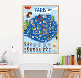Poster Paris - Quelle histoire et stickers