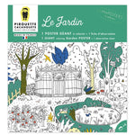 Poster à colorier - Le jardin