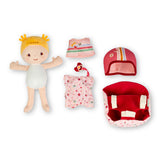 Lena poupée et siège vélo