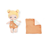 Bébé en tissu Mela et son couffin - 21 cm