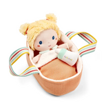 Bébé en tissu Mela et son couffin - 21 cm