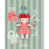 Bébé en tissu Alba - 36 cm