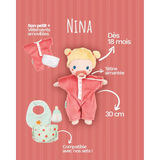 Poupon en tissu Nina - 30 cm