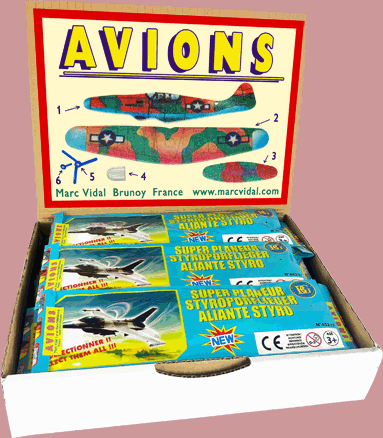 Avion super planeur à hélice - Marc Vidal