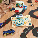 Jeu d’éveil en bois, Tableau de bord multi-activités - Ma première voiture