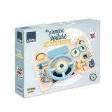 Jeu d’éveil en bois, Tableau de bord multi-activités - Ma première voiture
