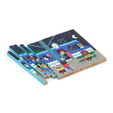 Puzzle 4 Dimensions en bois, Les transports - Ingela P.Arrhenius