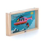 Puzzle 4 Dimensions en bois, Les transports - Ingela P.Arrhenius