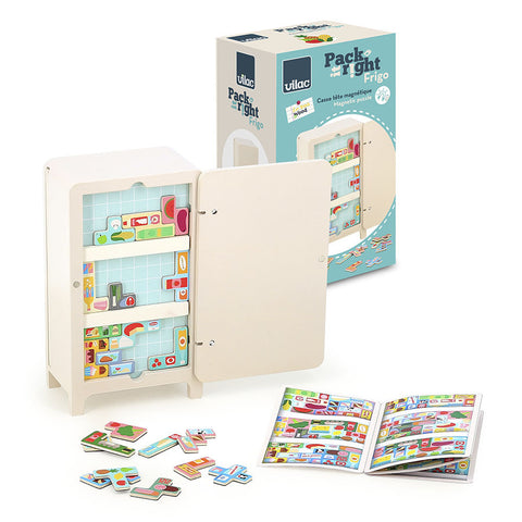 Jeu de logique en bois, Pack it right Le frigo - Ingela P.Arrhenius