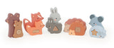 Maman-bébé 1, 2, 3, 4, 5 - Puzzles d'éveil animaux en bois Sarah Betz