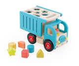 Camion de tri d’éveil en bois – Boîte à formes