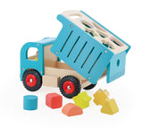 Camion de tri d’éveil en bois – Boîte à formes
