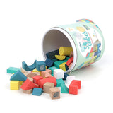 Cubes en bois, Sous la canopée