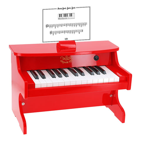 E-piano rouge