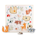 Puzzle Encastrement en bois - Animaux du monde