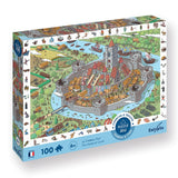 Puzzle 100 pièces - Le château fort