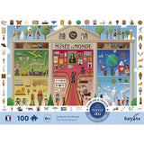 Puzzle 100 pièces " Cherche et trouve " - Le musée du monde