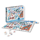 Puzzle 100 pièces " Cherche et trouve " - Sports d'Hiver