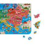 Puzzle carte d'Europe magnétique