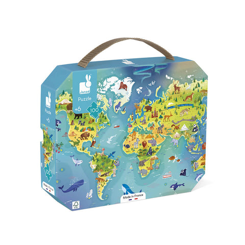 Puzzle 100 pièces - Monde