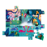 Puzzle surprise - Festin dans la jungle - 20 pièces