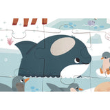 Puzzle Tactile 'Animaux Polaires' 20 pièces