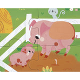 Puzzle Tactile 'La Ferme' 20 pièces