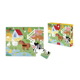 Puzzle Tactile 'La Ferme' 20 pièces