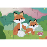 Puzzle tactile 20 pièces - Les animaux de la forêt