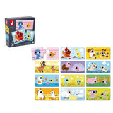 Puzzles parents et bébés animaux - Jeu d'association