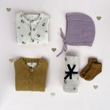 Pyjama Amalia Pommes jaune 6 mois