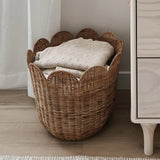 Rattan tulip Basket - Panier en rotin (2 couleurs)