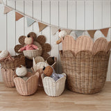 Rattan tulip Basket - Panier en rotin (2 couleurs)