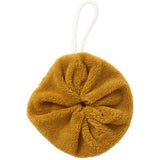 Fleur de douche bébé et enfant en éponge bambou