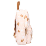 Sac à dos enfant - Coeurs rose/caramel