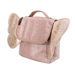 Sac à dos papillon cuivre paillettes