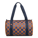 Sac Polochon / Weekend carreaux Ocre