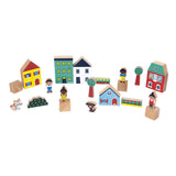 Set de 36 cubes en bois Ville - Cross roads